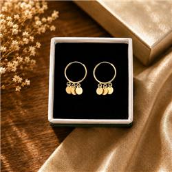 Gold-dangle-earrings