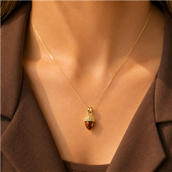 Fruit-gold-pendant-Oak-