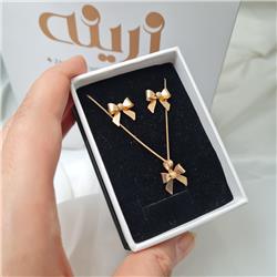 set-gold-bow-tie