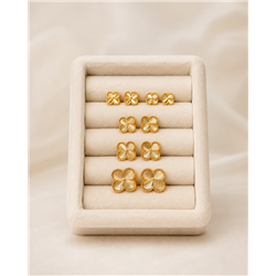 vancleef-gold-stud-earrings
