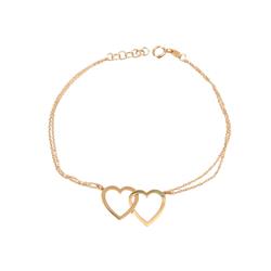 Two-heart-bracelet