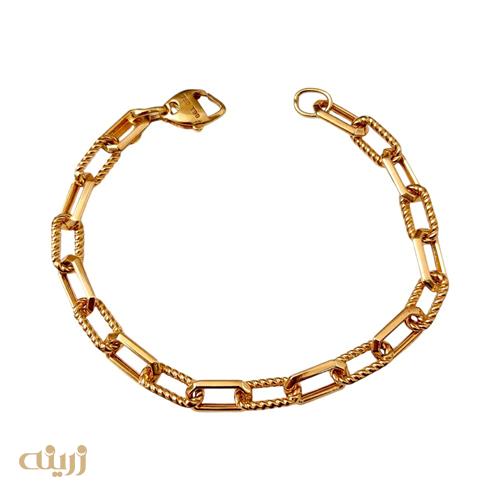 دستبندطلا هرمس لایت پیچ و ساده 