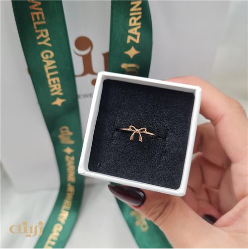 انگشتر طلا پاپیون مینیمال