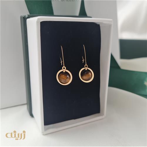 گوشواره طلا عصایی چشم ببر کادویی