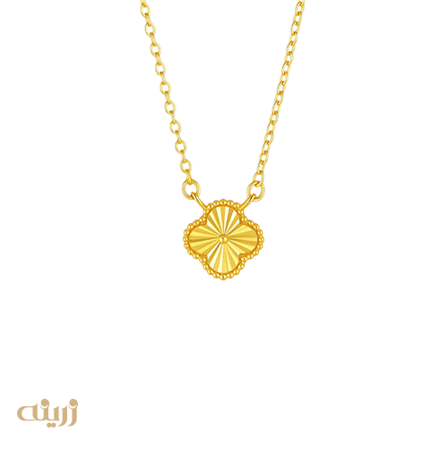 گردنبند طلا ونکلیف تراش خیلی سبک لوکس