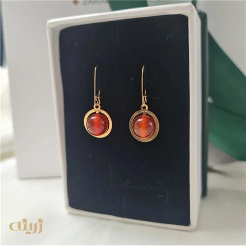 گوشواره طلا عقیق کادویی