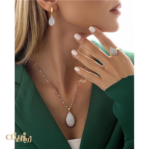 نیم ست طلا تراش آوا اشکی 