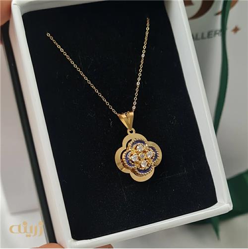 آویز طلا شبدر کادویی