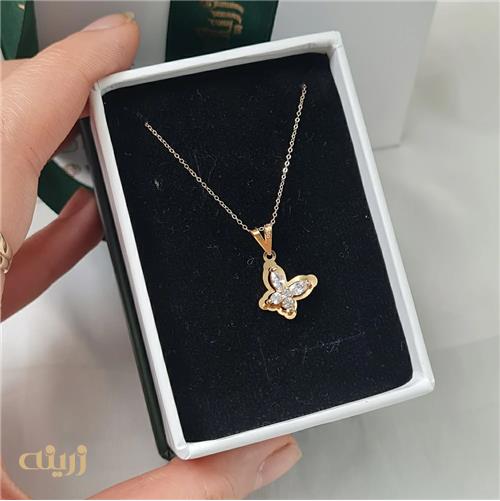 آویز طلا شاپرک کادویی