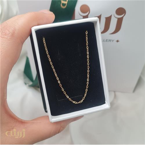 زنجیر طلا فلامینگو حجیم شده لوکس