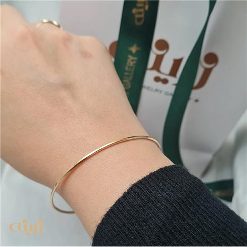 النگو طلا آیینه ای 