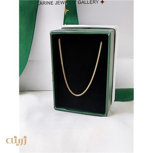 زنجیر طلا حصیری لوکس 