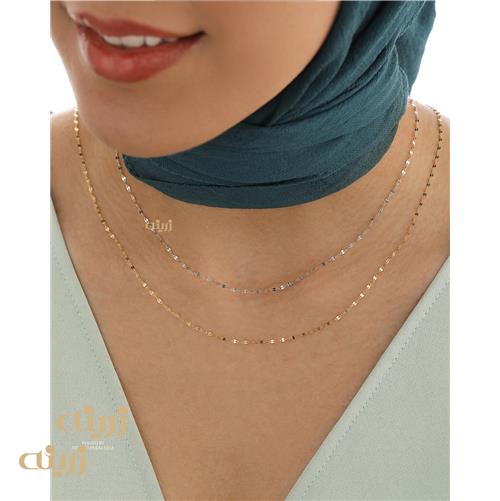 زنجیر طلا پولکی 