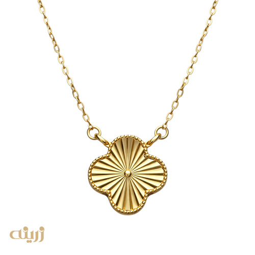 گردنبند ونکلیف تراش برجسته سبک لوکس 