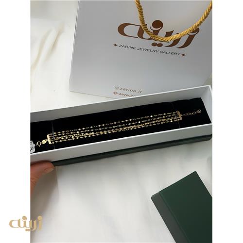 دستبند طلا پولکی استلارا