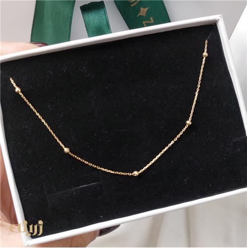 گردنبند طلا گوی البرنادو تراش