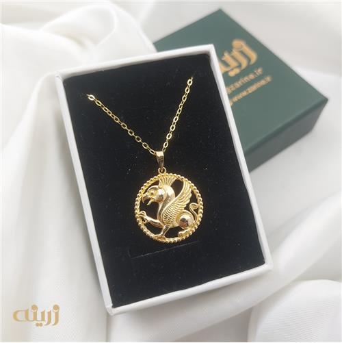 آویز طلا شیر دال