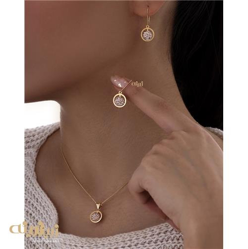 گوشواره طلا کریستالی کادوئی