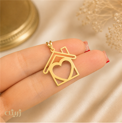 آویز طلا خونه N0767