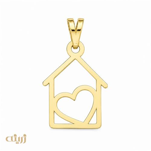 آویز طلا خونه سبک کد N0781