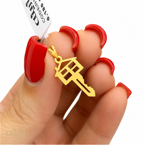 آویز طلا کلید ویلا N0783