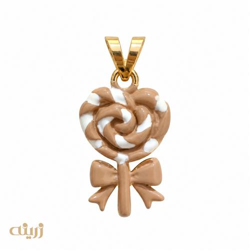 آویز طلا عروسکی طرح آبنبات کد N0852