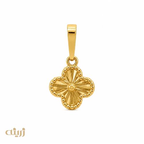 آویز طلا ونکلیف تراش خیلی سبک کد N0857
