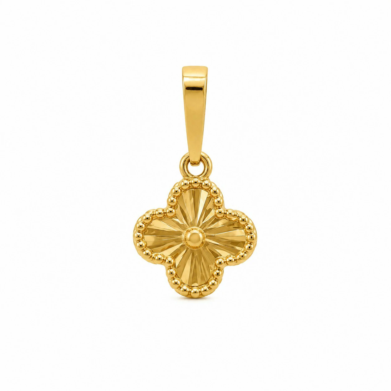 آویز طلا ونکلیف تراش خیلی سبک کد N0857