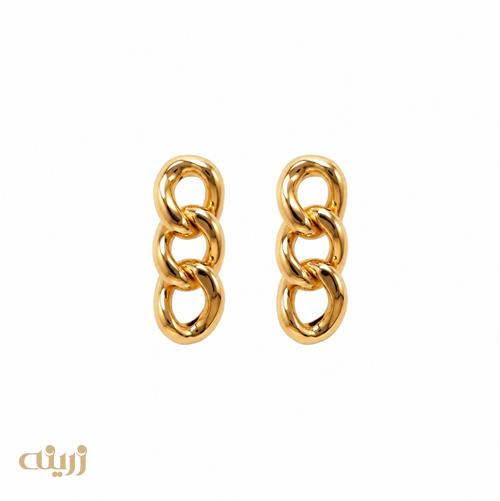 گوشواره طلا کارتیه میخی کد E0253