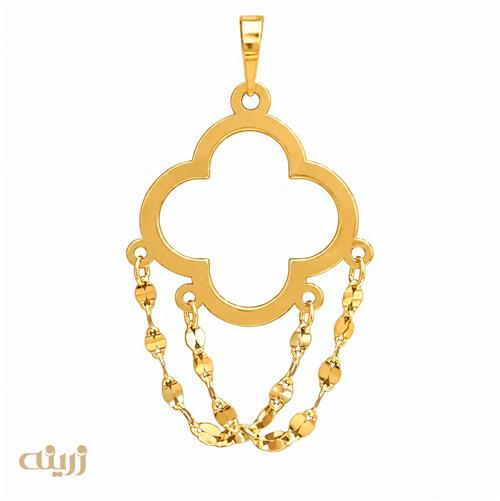 آویز طلا خلیجی طرح ونکلیف سبک کد N0881