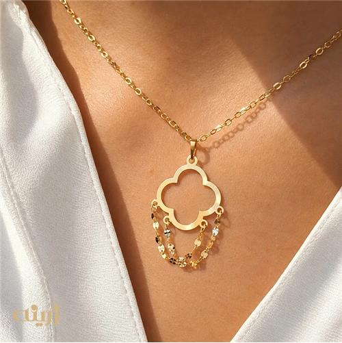 آویز طلا خلیجی طرح ونکلیف سبک کد N0881