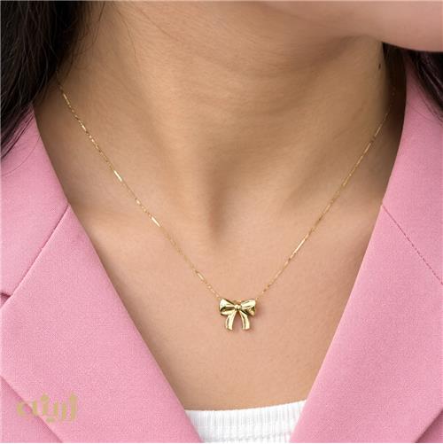 آویز طلا پاپیون کد N09 10
