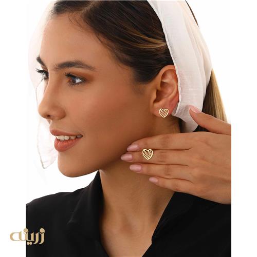 گوشواره میخی قلب