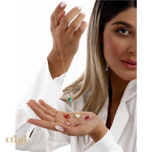 آویز طلا سواروسکی پروانه
