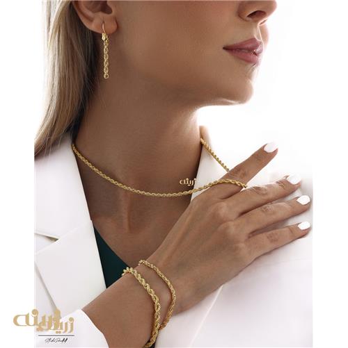 دستبند طلا طنابی