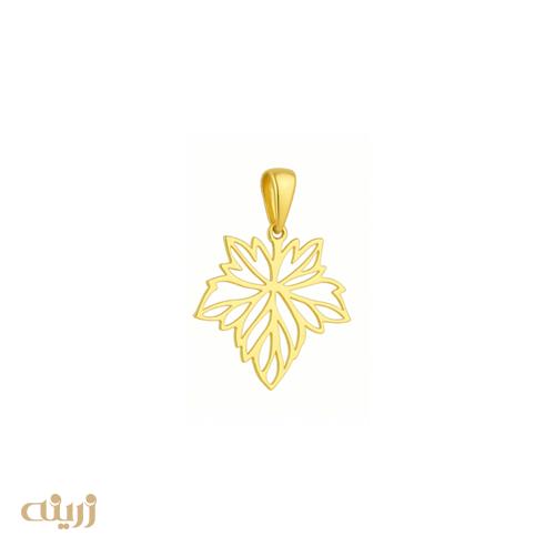 آویز طلا برگ چنار