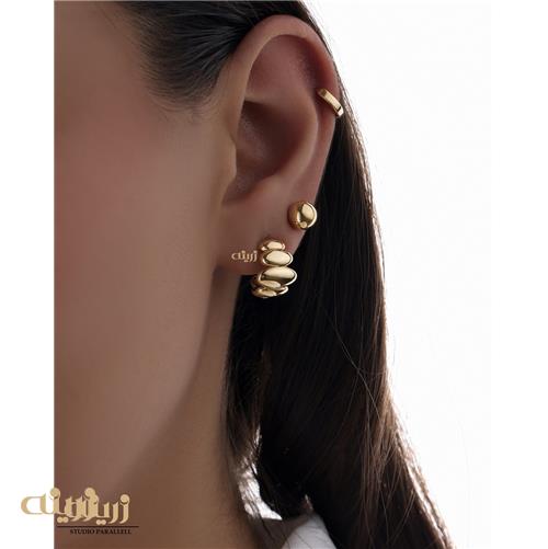 گوشواره طلا حلزونی