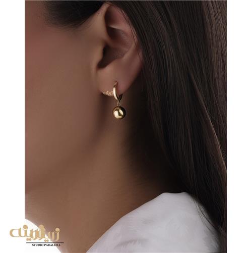 گوشواره گوی طلا روکو