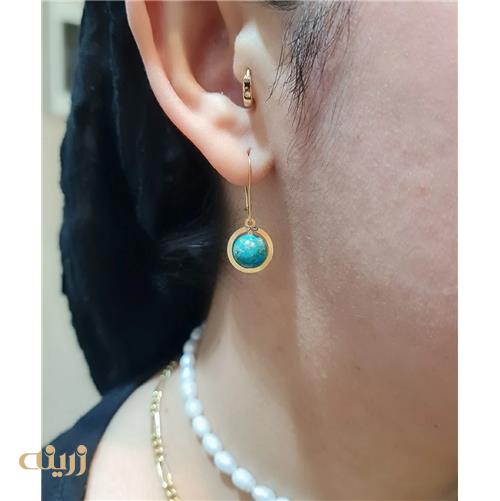 گوشواره عصایی فیروزه 