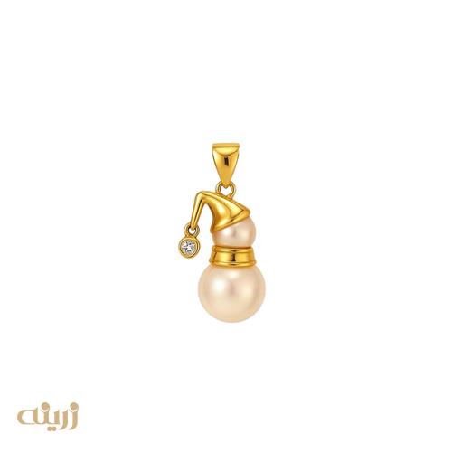 آویز طلا آدم برفی 