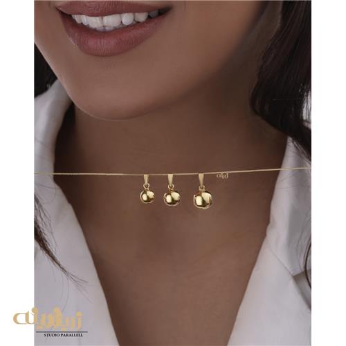 آویز طلا گوی براق