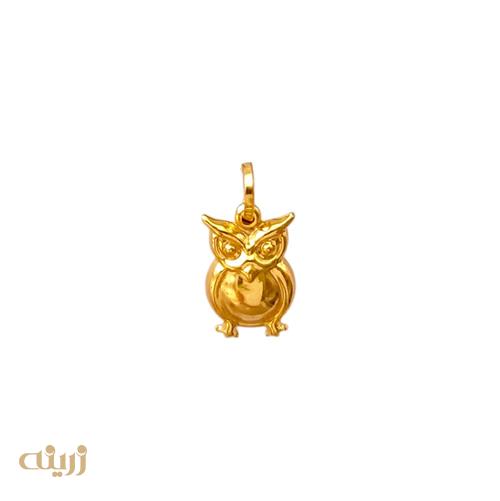 آویز طلا جغد پرسی