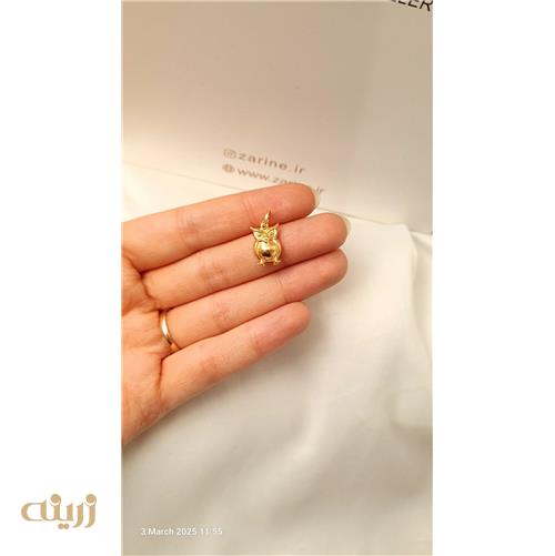 آویز طلا جغد پرسی