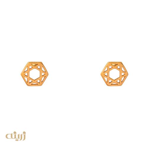 گوشواره میخی طلا طرح ستاره