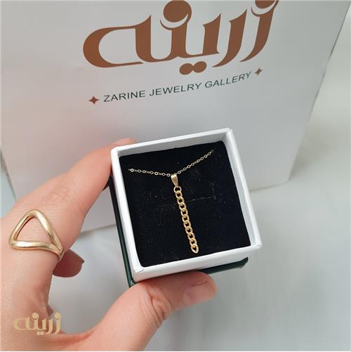آویز طلا سوپر کارتیه ظریف