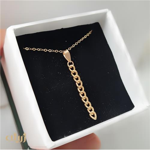 آویز طلا سوپر کارتیه ظریف