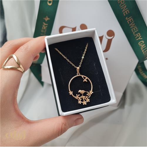 آویز طلا طبیعت 