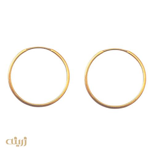 گوشواره حلقه ای تخت 