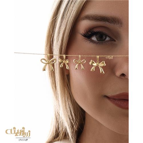 آویز طلا پاپیون مینیمال