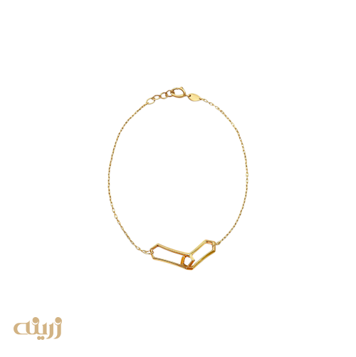 دستبند طلا هرمس منحنی